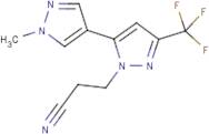 3-[1'-Methyl-5-(trifluoromethyl)-1'H,2H-3,4'-bipyrazol-2-yl]propanenitrile