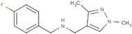 1-(1,3-Dimethyl-1H-pyrazol-4-yl)-N-(4-fluorobenzyl)methanamine