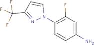 3-Fluoro-4-[3-(trifluoromethyl)-1H-pyrazol-1-yl]aniline