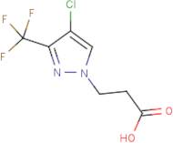 3-[4-Chloro-3-(trifluoromethyl)-1H-pyrazol-1-yl]propanoic acid