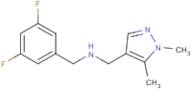 1-(3,5-Difluorophenyl)-N-[(1,5-dimethyl-1H-pyrazol-4-yl)methyl]methanamine