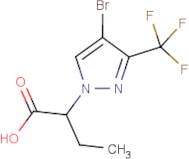 2-[4-Bromo-3-(trifluoromethyl)-1H-pyrazol-1-yl]butanoic acid