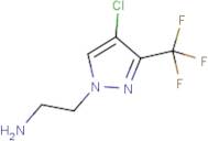 2-[4-Chloro-3-(trifluoromethyl)-1H-pyrazol-1-yl]ethanamine