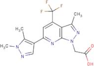 [6-(1,5-Dimethyl-1H-pyrazol-4-yl)-3-methyl-4-(trifluoromethyl)-1H-pyrazolo[3,4-b]pyridin-1-yl]ac...