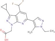 [3-Cyclopropyl-4-(difluoromethyl)-6-(1-ethyl-5-methyl-1H-pyrazol-4-yl)-1H-pyrazolo[3,4-b]pyridin-1-y