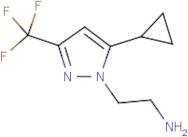 2-[5-Cyclopropyl-3-(trifluoromethyl)-1H-pyrazol-1-yl]ethanamine