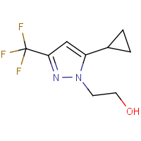 2-[5-Cyclopropyl-3-(trifluoromethyl)-1H-pyrazol-1-yl]ethanol