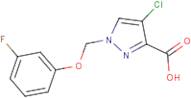 4-Chloro-1-[(3-fluorophenoxy)methyl]-1H-pyrazole-3-carboxylic acid