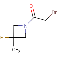 2-Bromo-1-(3-fluoro-3-methyl-azetidin-1-yl)ethanone