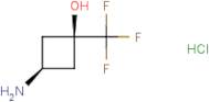 cis-3-Amino-1-(trifluoromethyl)cyclobutan-1-ol hydrochloride