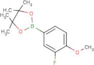 2-(3-Fluoro-4-methoxyphenyl)4,4,5,5-tetramethyl-1,3,2-dioxaborolane