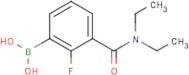 3-(Diethylcarbamoyl)-2-fluorophenylboronic acid