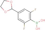 4-(1,3-Dioxolan-2-yl)-2,6-difluorophenylboronic acid