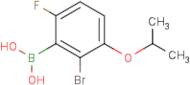 2-Bromo-6-fluoro-3-isopropoxyphenylboronic acid