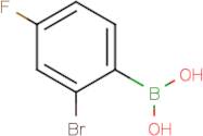 2-Bromo-4-fluorobenzeneboronic acid