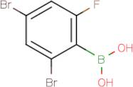 2,4-Dibromo-6-fluorophenylboronic acid