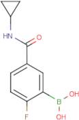 5-(Cyclopropylcarbamoyl)-2-fluorophenylboronic acid