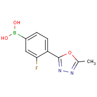 3-Fluoro-4-(5-methyl-1,3,4-oxadiazol-2-yl)phenylboronic acid