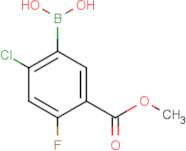 2-Chloro-4-fluoro-5-methoxycarbonylphenylboronic acid