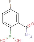 2-Carbamoyl-4-fluorophenylboronic acid