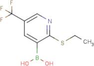 2-Ethylthio-5-trifluoromethylpyridine-3-boronic acid