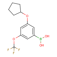 3-(Cyclopentyloxy)-5-(trifluoromethoxy)phenylboronic acid