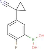 5-(1-Cyanocyclopropyl)-2-fluorophenylboronic acid