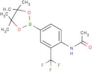 4-Acetamido-3-(trifluoromethy)phenylboronic acid, pinacol ester