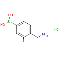 4-(Aminomethyl)-3-fluorophenylboronic acid hydrochloride