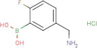 5-(Aminomethyl)-2-fluorophenylboronic acid hydrochloride