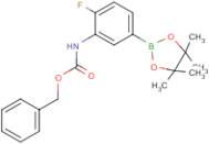 3-(Benzyloxycarbonylamino)-4-fluorophenylboronic acid, pinacol ester