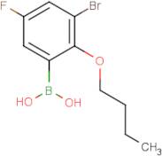 3-Bromo-2-butoxy-5-fluorophenylboronic acid