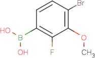 4-Bromo-2-fluoro-3-methoxyphenylboronic acid