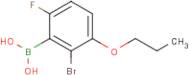 2-Bromo-6-fluoro-3-propoxyphenylboronic acid