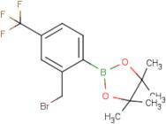 2-Bromomethyl-4-trifluoromethylphenylboronic acid, pinacol ester