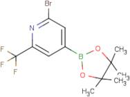 2-Bromo-6-trifluoromethylpyridine-4-boronic acid, pinacol ester
