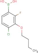 3-Butoxy-4-chloro-2-fluorophenylboronic acid