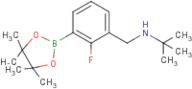 3-(tert-Butylaminomethyl)-2-fluorophenylboronic acid, pinacol ester