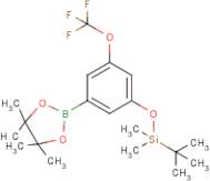3-(tert-Butyldimethysilyloxy)-5-trifluoromethoxyphenylboronic acid, pinacol ester