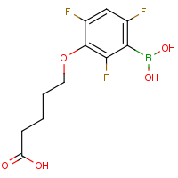 3-(4-Carboxybutoxy)-2,4,6-trifluorophenylboronic acid