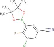 3-Chloro-5-cyano-2-fluorophenylboronic acid, pinacol ester