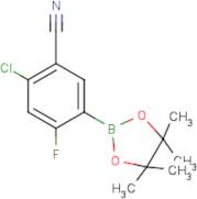 4-Chloro-5-cyano-2-fluorophenylboronic acid, pinacol ester