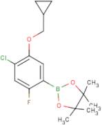 4-Chloro-5-(cyclopropylmethoxy)-2-fluorophenylboronic acid, pinacol ester