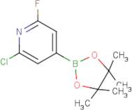 2-Chloro-6-fluoropyridine-4-boronic acid, pinacol ester