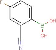 2-Cyano-4-fluorophenylboronic acid