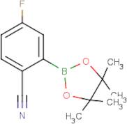 2-Cyano-5-fluorophenylboronic acid, pinacol ester