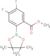 4,5-Difluoro-2-(methoxycarbonyl)phenylboronic acid, pinacol ester