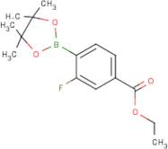 4-Ethoxycarbonyl-2-fluorophenylboronic acid, pinacol ester