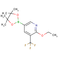 2-Ethoxy-5-(4,4,5,5-tetramethyl-1,3,2-dioxaborolan-2-yl)-3-(trifluoromethyl)-pyridine