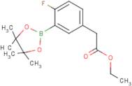 2-Fluoro-5-(ethoxycarbonylmethyl)phenylboronic acid, pinacol ester